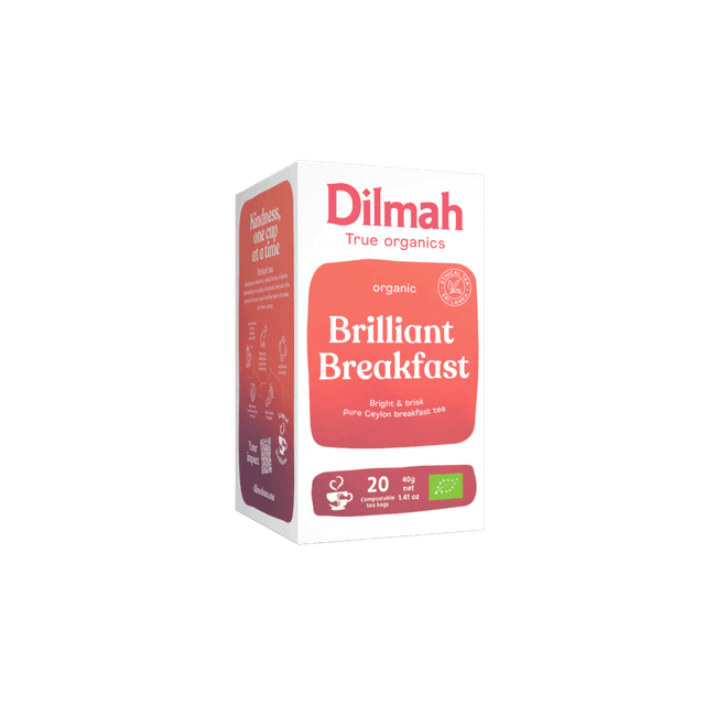 Organic Briljant Breakfast | 20 Biodegradable Tea Bags | Organic