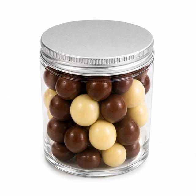 Gemengde Chocolade Hazelnoten jars 140gr/ 20 stuks