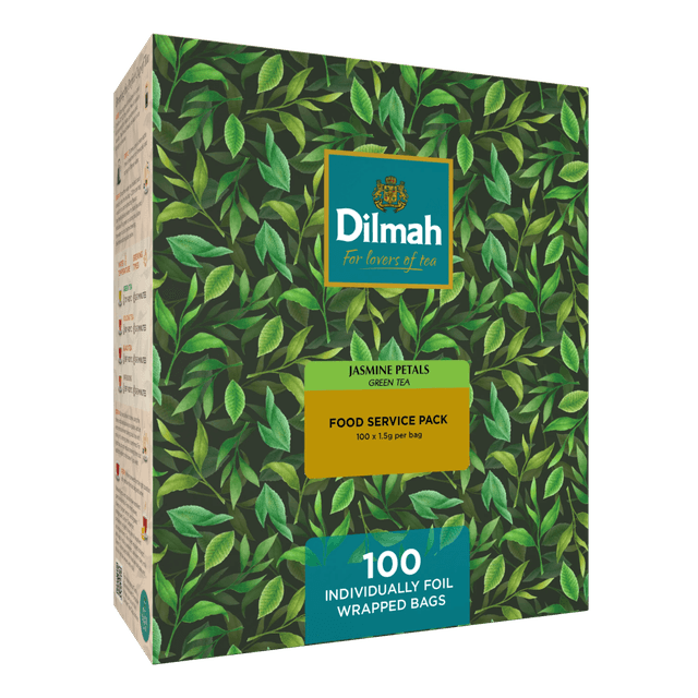 Jasmine | 100 Wrapped Tea Bags | Green Tea Selection