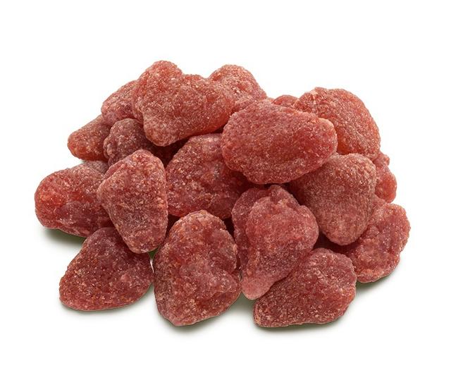 Aardbeien gezoet