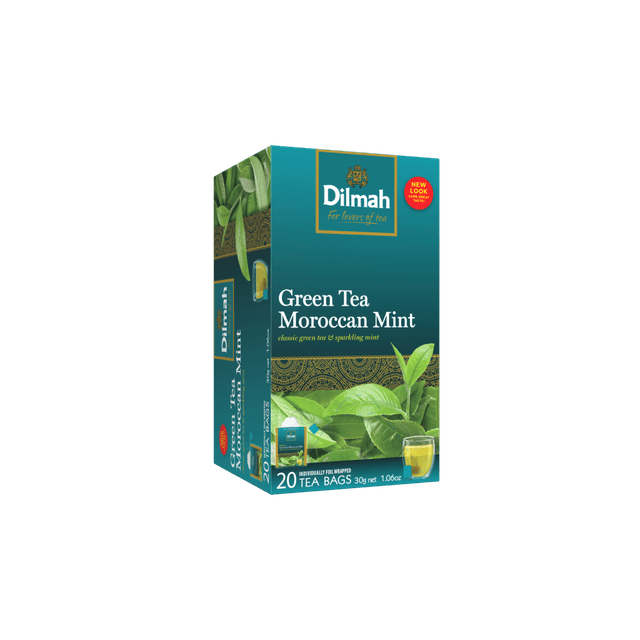 Green Tea Moroccan Mint | 20 Tea Bags | Green Tea Selection