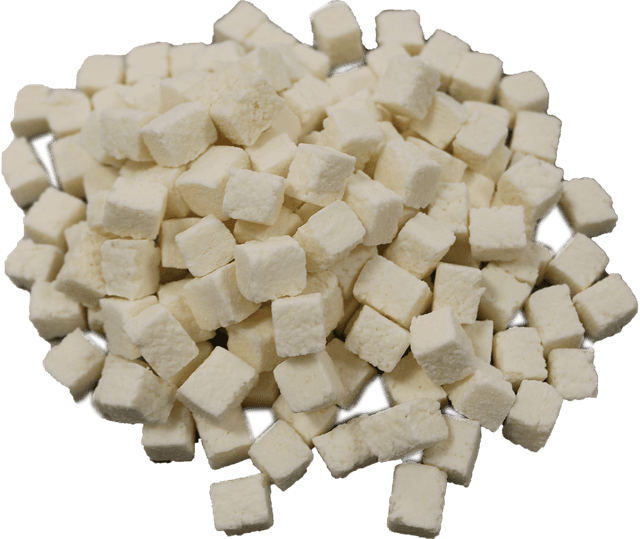 kokos dices 8/10mm gezoet