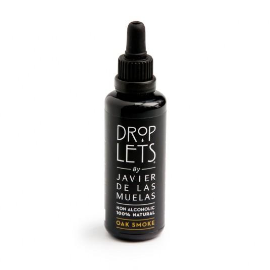 Oak smoke droplet dry martini