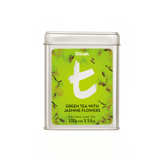 Green Tea Jasmine Flowers | 100g loose leaf in tin | t-Series