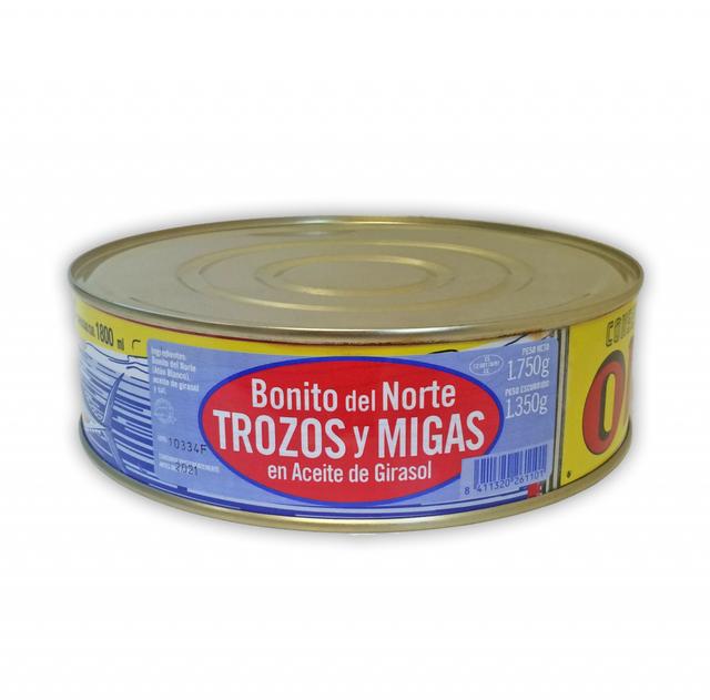 Bonito del Norte flakes in zonnebloemolie Ortiz 