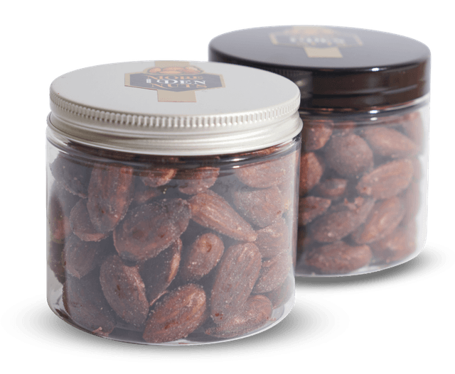 Amandel Smokehouse jar 200cc/135g doos 20 stuks