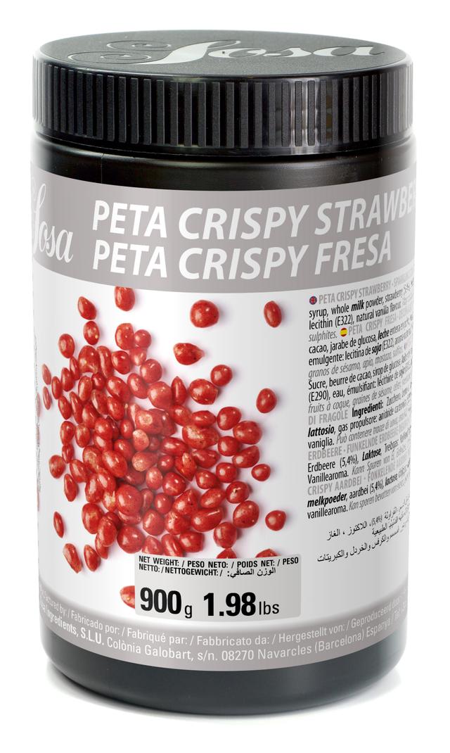 Strawberry white chocolate peta crispy Sosa