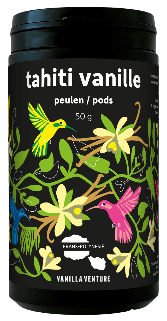 Tahiti vanillestokjes Cru Raiatea 50gr BUS