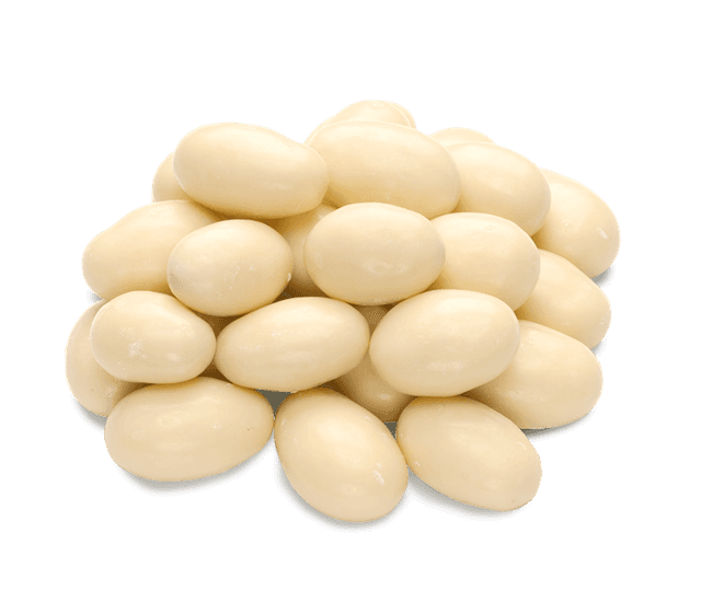 Witte chocolade amandelen