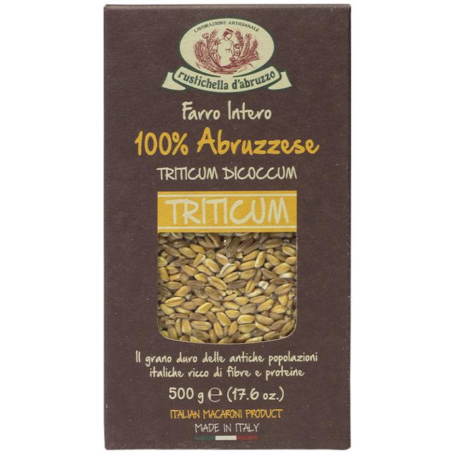 Farro dicoccum chicchi