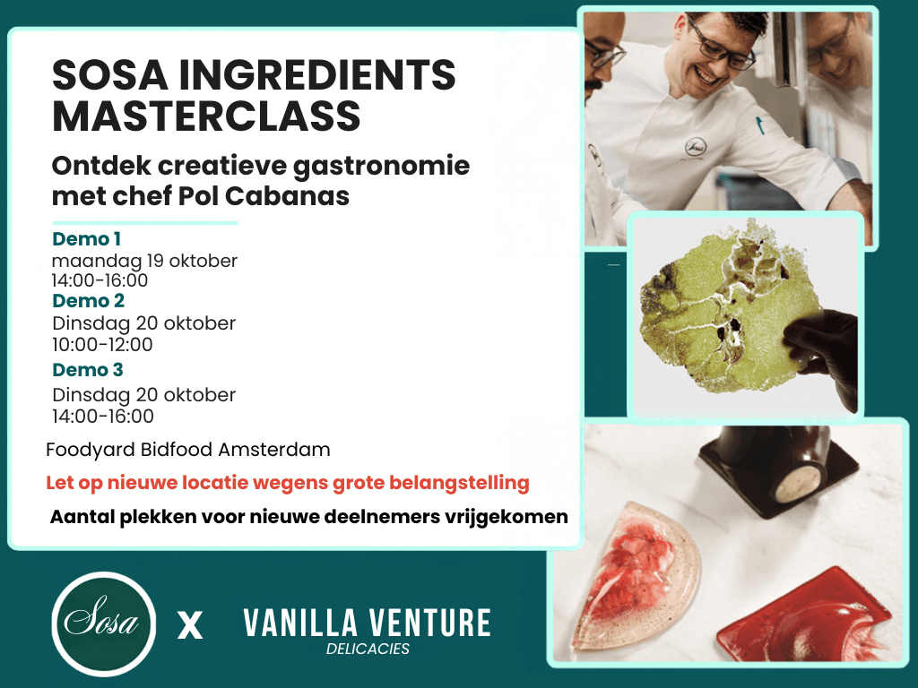 Uitnodiging | Gratis Sosa masterclass met chef Pol Cabanas
