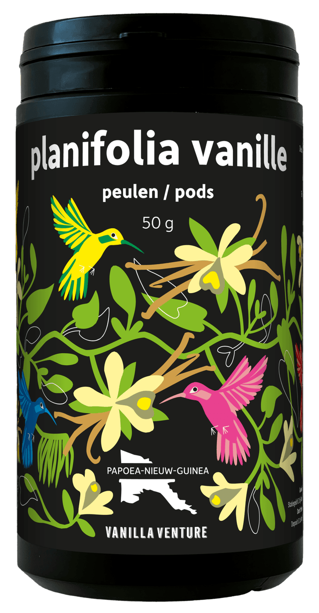 Planifolia vanillestokjes 50gr (vacuumpack)