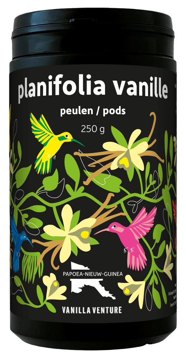 Planifolia vanillestokjes 250gr BUS