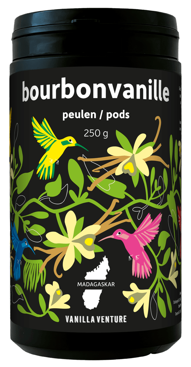 Bourbon vanillestokjes 250gr BUS